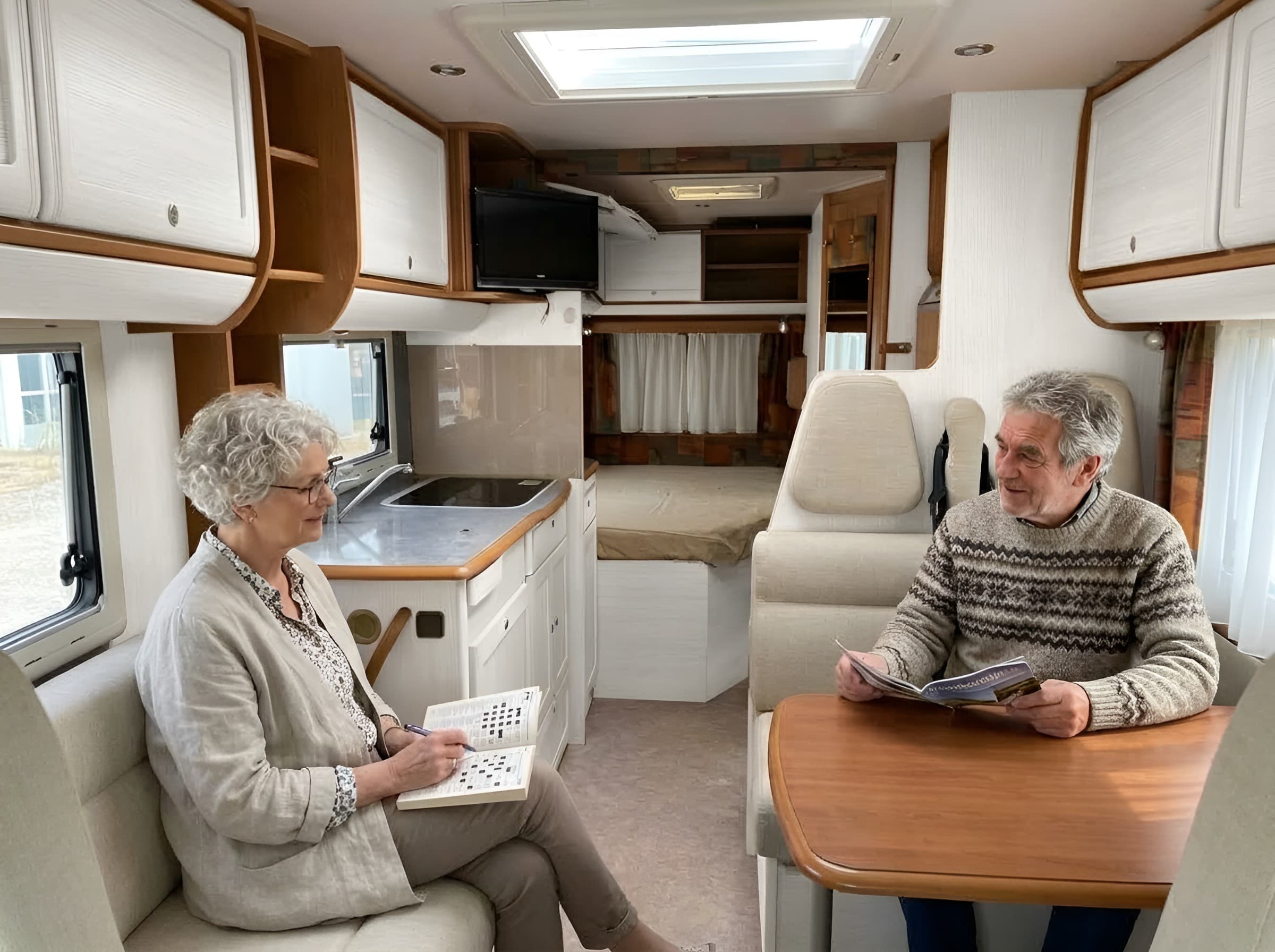 Retired couple touring Europe — After